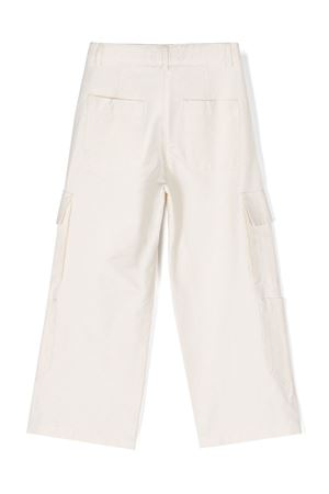 pantalone in cotone bianco MISSONI KIDS | MU6A70G0038165